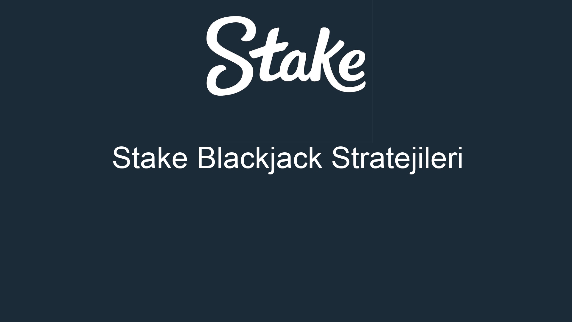 stake blackjack stratejileri 2 458