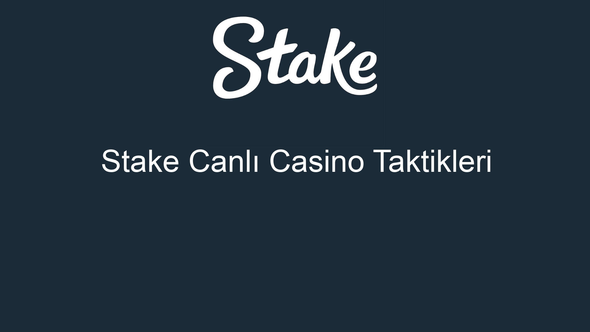 stake canli casino taktikleri 481