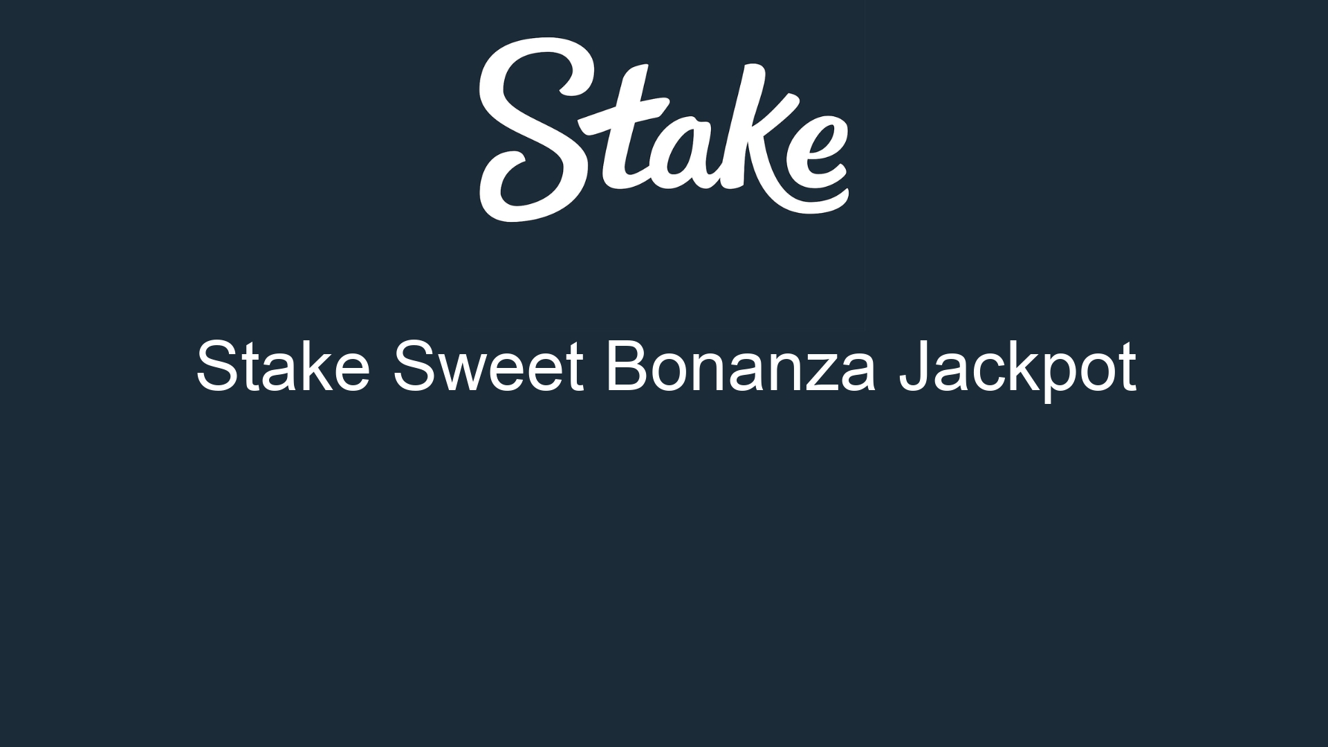 stake sweet bonanza jackpot 449